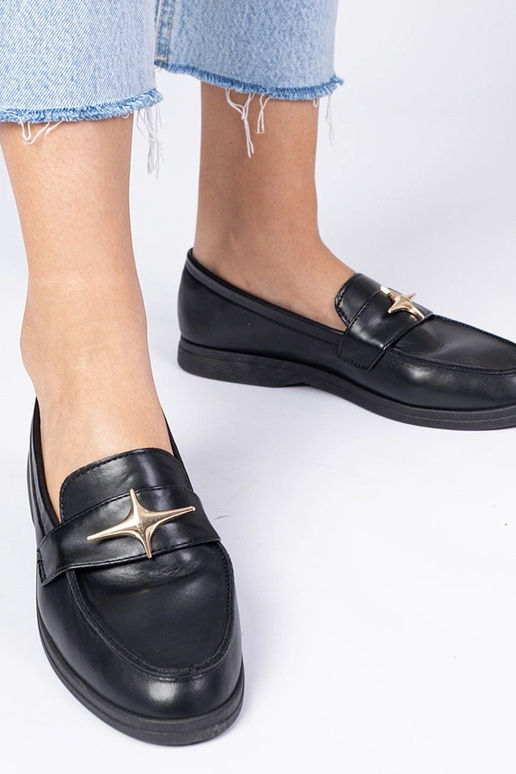 Mocassins pour femmes noirs avec... Mocassins pour femmes noirs avec...