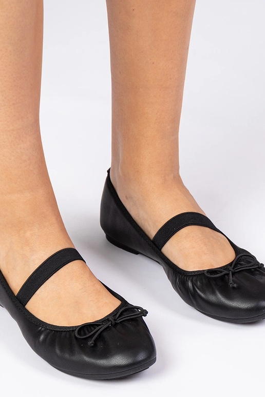 Ballerines noires pour femmes avec...