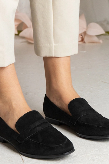 Mocassins noirs pour femmes classiques Nageri 2