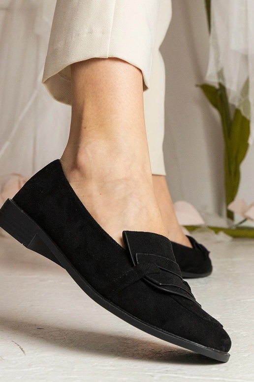 Mocassins classiques noirs pour...