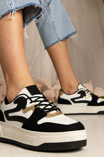Baskets noires sportives pour femmes Seisha
