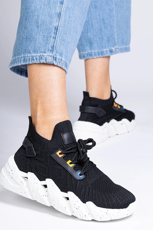 Baskets sportives noires pour femmes...