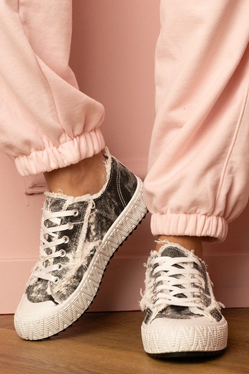 Baskets noires pour femmes Bellina