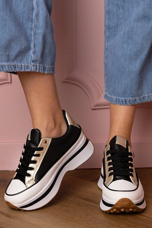 Kerita baskets noires à plateforme