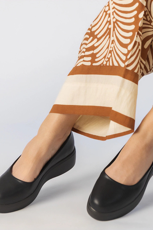 Bottines noires à plateforme en...