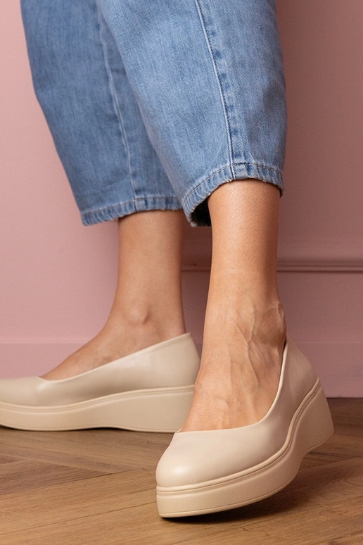 Mocassins couleur sable pour femmes...