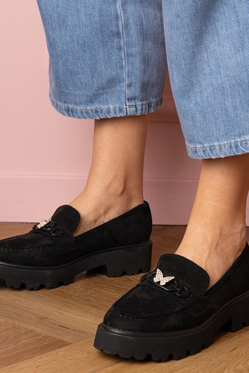 Mocassins pour femmes noirs...