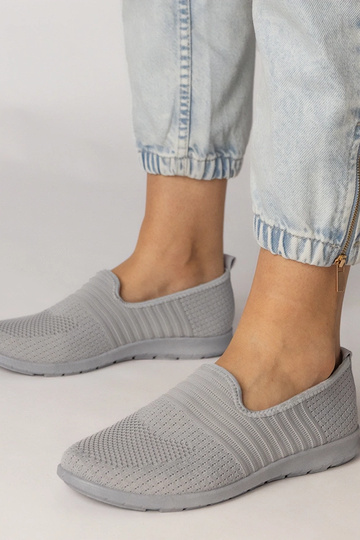 Chaussons gris pour femmes,...