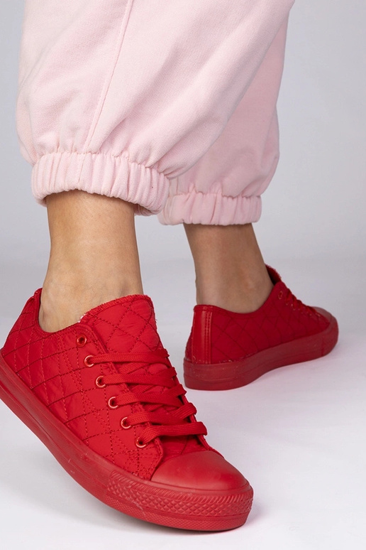 Chaussons classiques rouges...