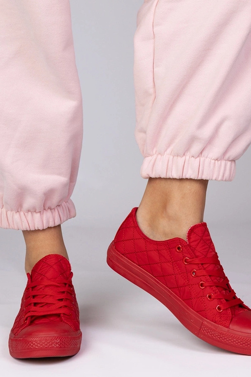 Chaussons classiques rouges...