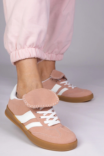 Baskets roses pour femmes, « Lukka » 2