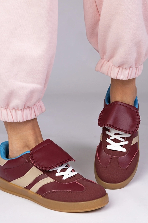 Baskets cerise pour femmes, « Lukka »