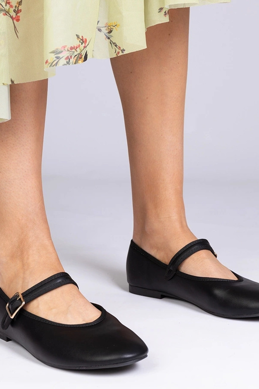 Ballerines noires pour femmes avec...