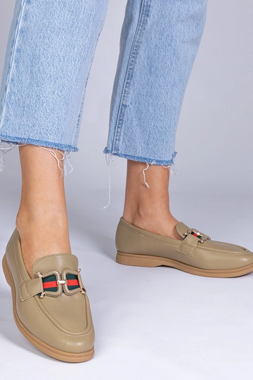 Mocassins noirs en simili...