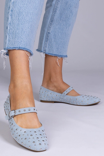 Ballerines bleues avec...