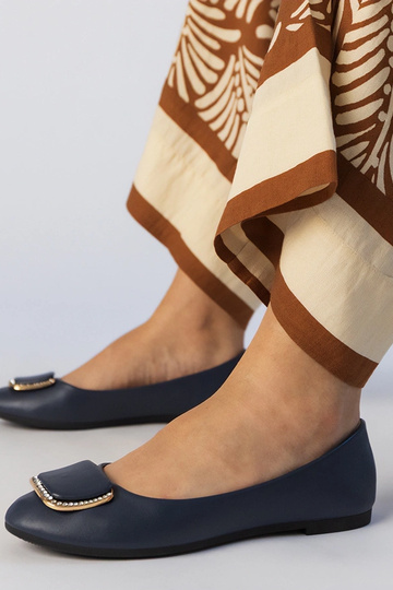 Ballerines bleu marine pour...