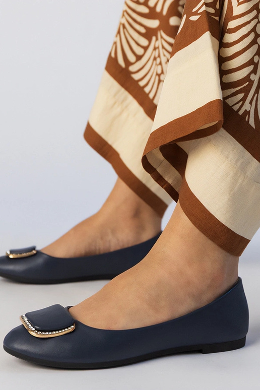 Ballerines bleu marine pour femmes...