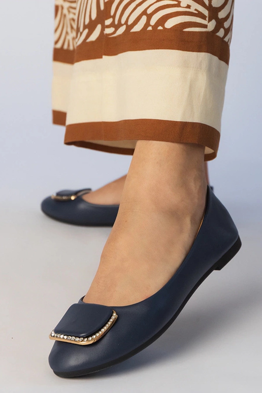 Ballerines bleu marine pour femmes...