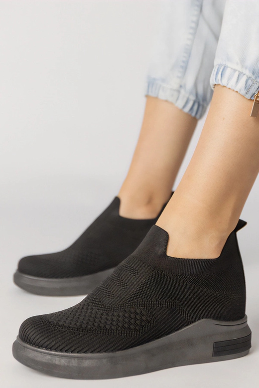 Mocassins ajourés bruns en simili...