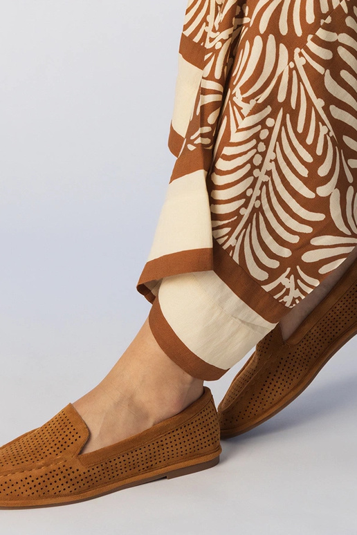 Mocassins ajourés noirs en simili...