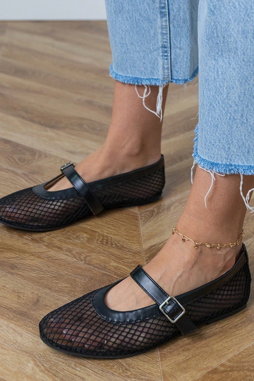 Ballerines en filet noires... 2