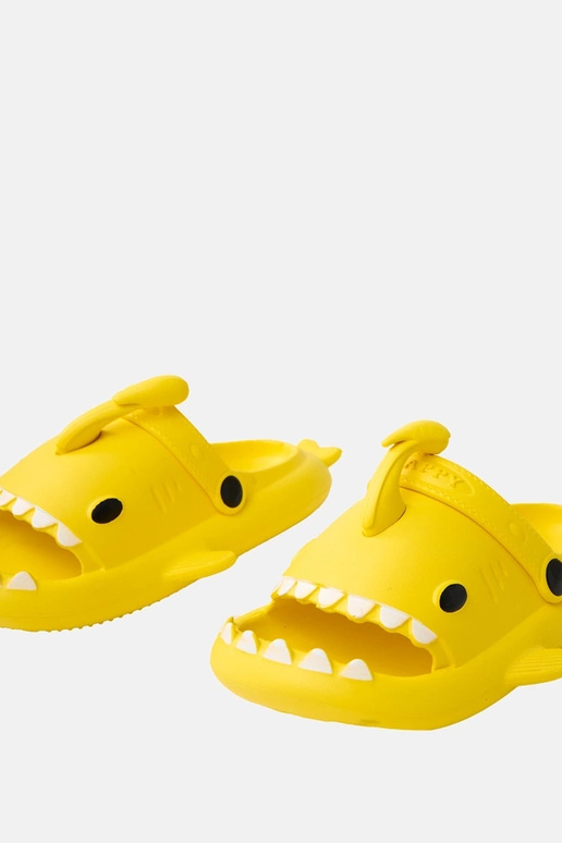 Chaussons pour enfants jaunes avec...