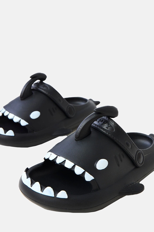 Chaussons pour enfants noirs avec...