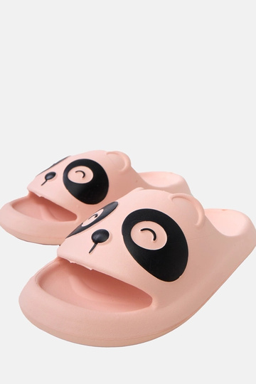 Chaussons pour enfants roses avec motifs de pandas Ketti 2