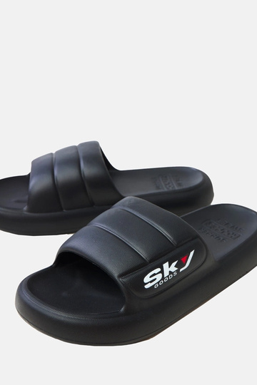 Chaussons en caoutchouc pour hommes noirs Torwald 2