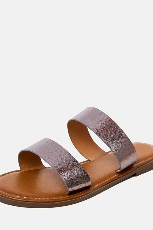 Chaussons gris pour femmes avec...