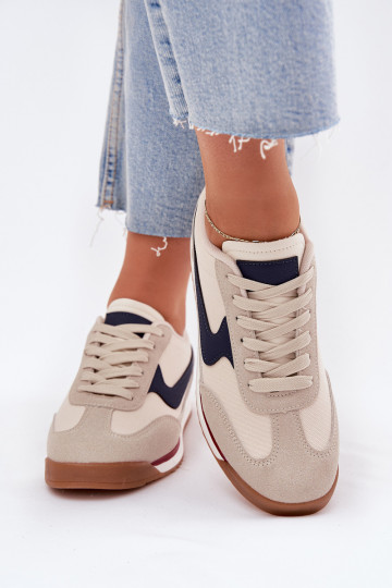 Baskets sportives sable pour femmes modèle « Sneakers » « Zerina »