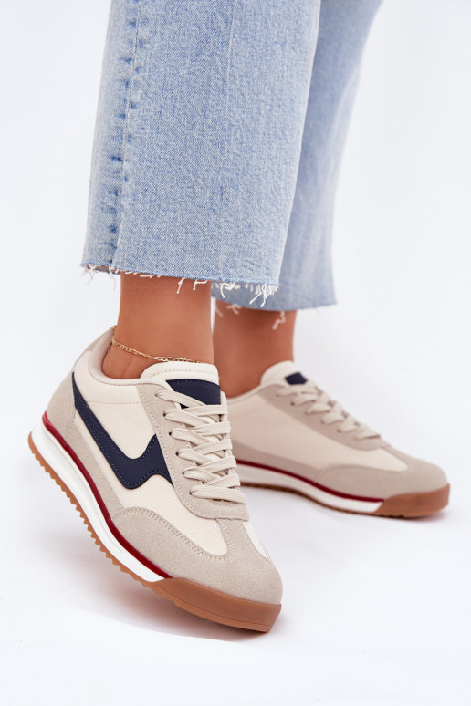 baskets Chaussures modèle baskets Féminin beige Zerina