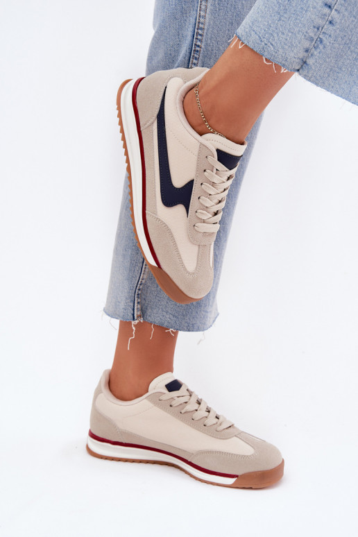 baskets Chaussures modèle baskets Féminin beige Zerina