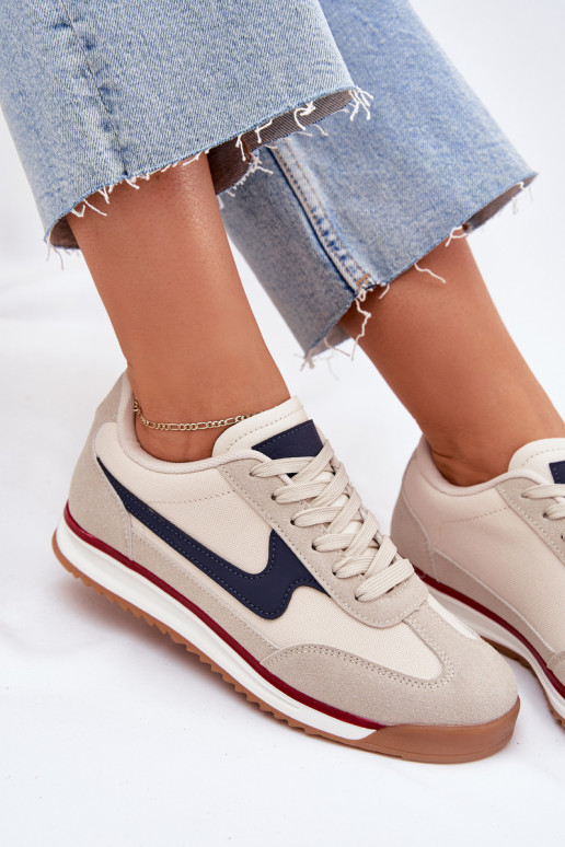 baskets Chaussures modèle baskets Féminin beige Zerina