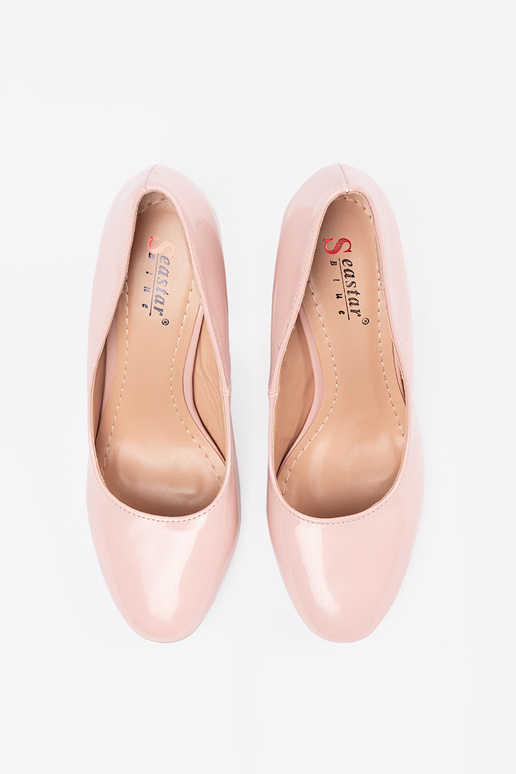 Escarpins laqués couleur rose