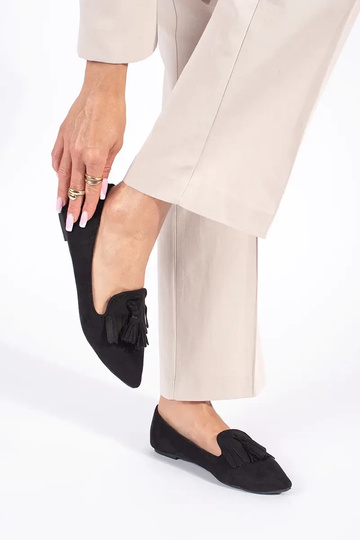 Mocassins à pompons 2