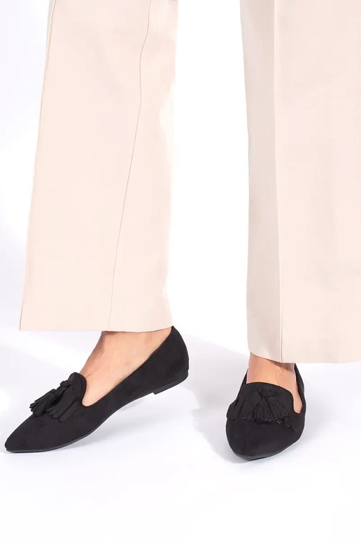 Mocassins à pompons