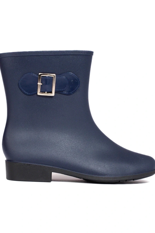 bottes en caoutchouc bleu marine...