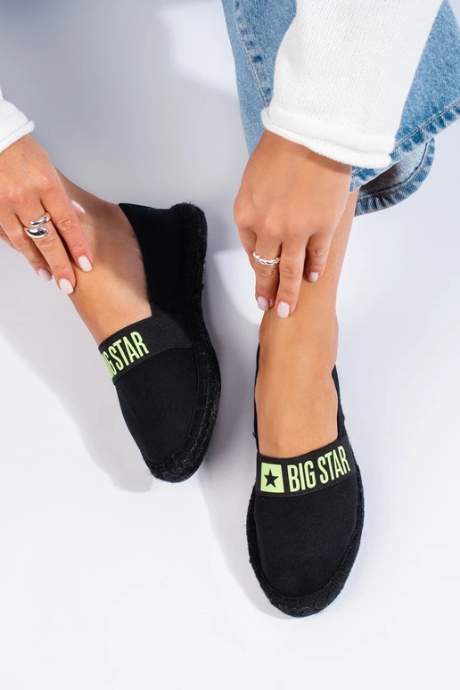 espadrilles noires BIG STAR HH274473