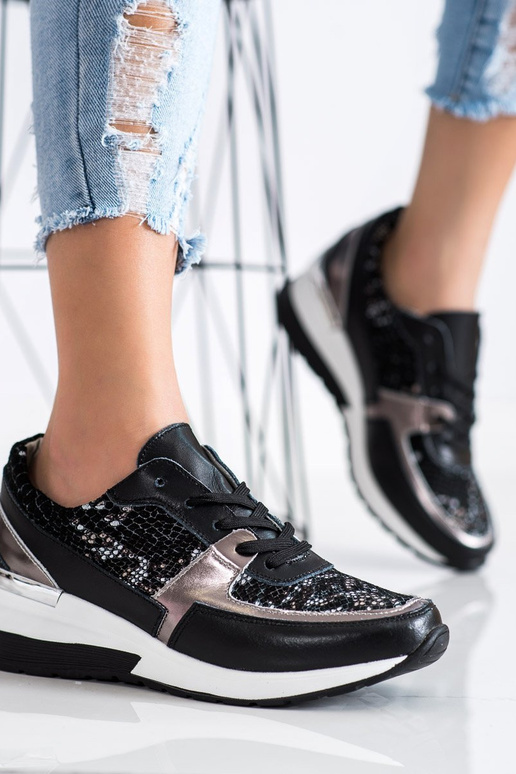couleur noire snekarsy Shelovet couleur noire snekarsy Shelovet