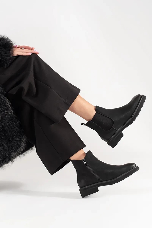 Bottines noires classiques SERGIO LEONE