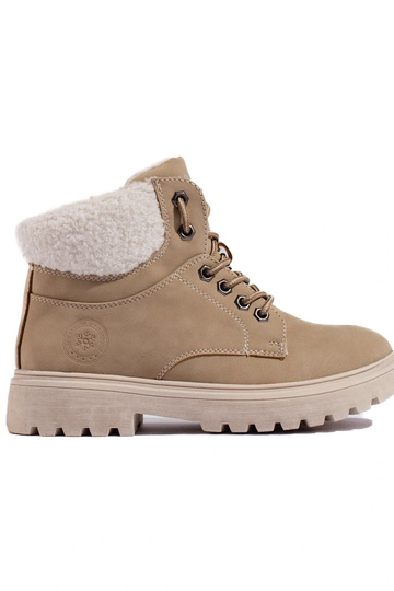 Bottines en simili-cuir...