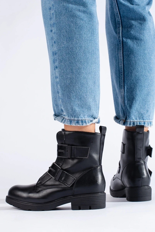 bottes noires pour femmes avec...