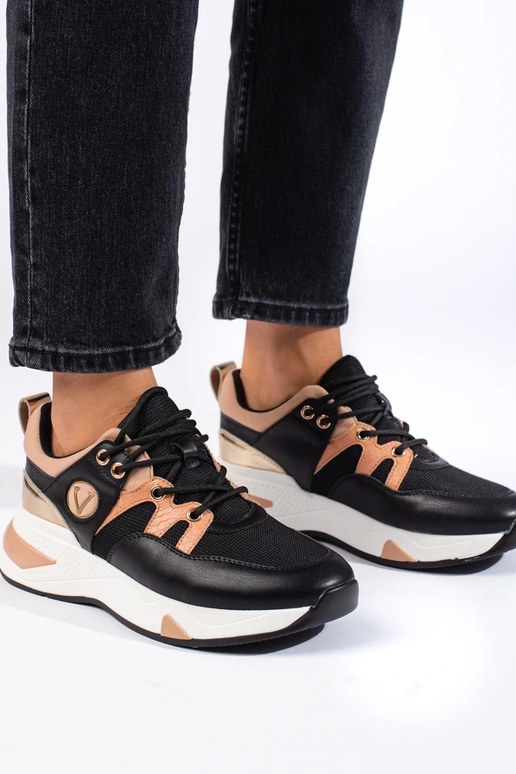 Baskets modèle chaussures Vinceza noir-