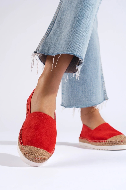 Espadrilles à plateforme de T. Sokolski en rouge