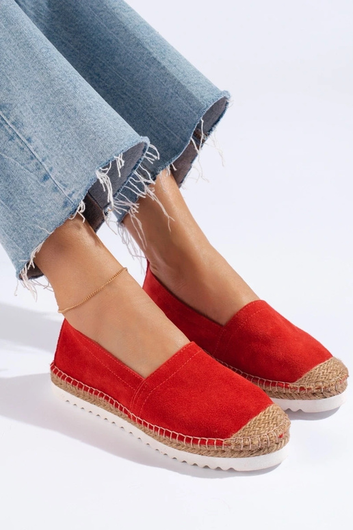Espadrilles à plateforme de T. Sokolski en rouge