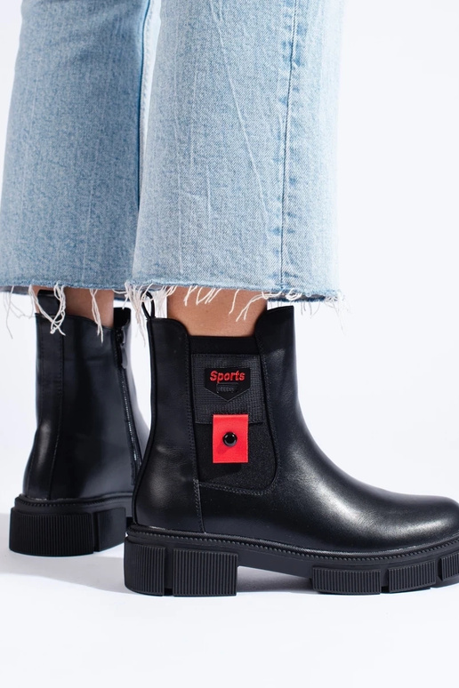 Chaussures femme noires à plateforme Chaussures femme noires à plateforme