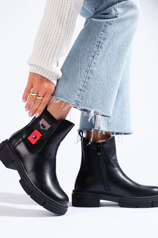 Chaussures femme noires à plateforme Chaussures femme noires à plateforme