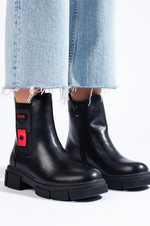 Chaussures femme noires à plateforme Chaussures femme noires à plateforme