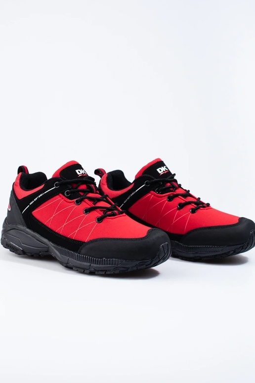 rouge Chaussures de trekking homme DK...